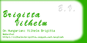 brigitta vilhelm business card